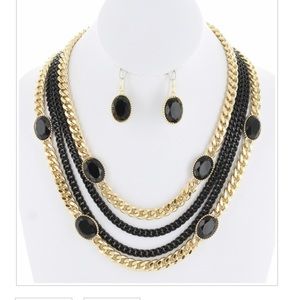 Onyx Layered Necklace